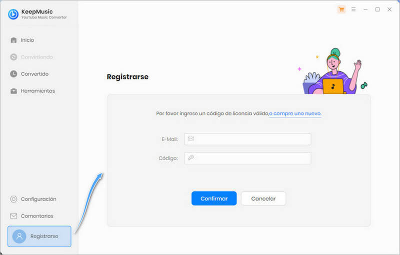 Registrar KeepMusic Music Converter